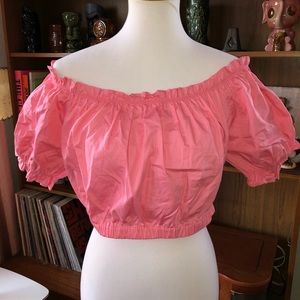 Tatyana - Arabella Peasant Blouse -Pink 🌺